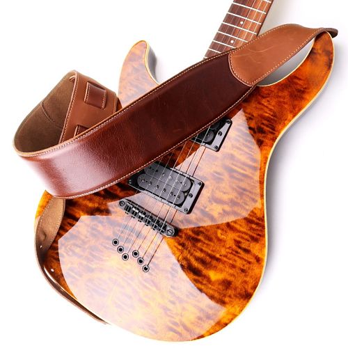 Sangle guitare en cuir réglable pour basse, acoustique et électrique
