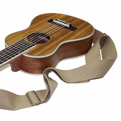 Sangle de guitare universelle en Nylon réglable, 95cm-155cm, avec extrémités en Faux cuir en toile